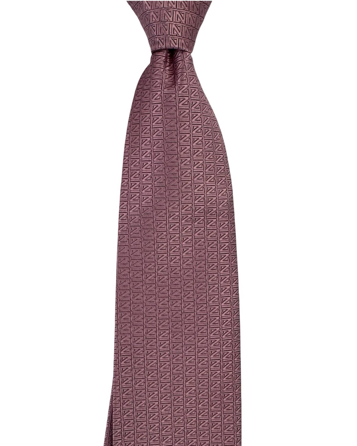 Ermenegildo Zegna Tie Dust Pink Z-Logo