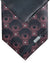 Zilli Silk Tie & Matching Pocket Square Set Burgundy Circular Medallion