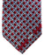 Zilli Sevenfold Tie  Red And Blue Basket Weave