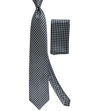 Zilli Tie & Matching Pocket Square Set 