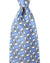 Zilli Silk Tie Metallic Gray Geometric  - Wide Necktie