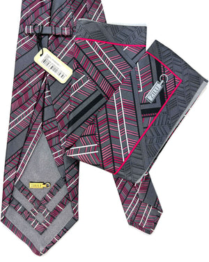 Zilli Tie & Matching Pocket Square Set