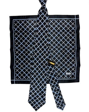 Zilli Silk Tie & Matching Pocket Square Set 