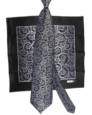 Zilli genuine Tie & Matching Pocket Square Set