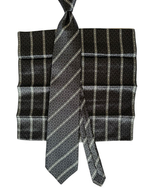 Zilli genuine Tie & Pocket Square Set 