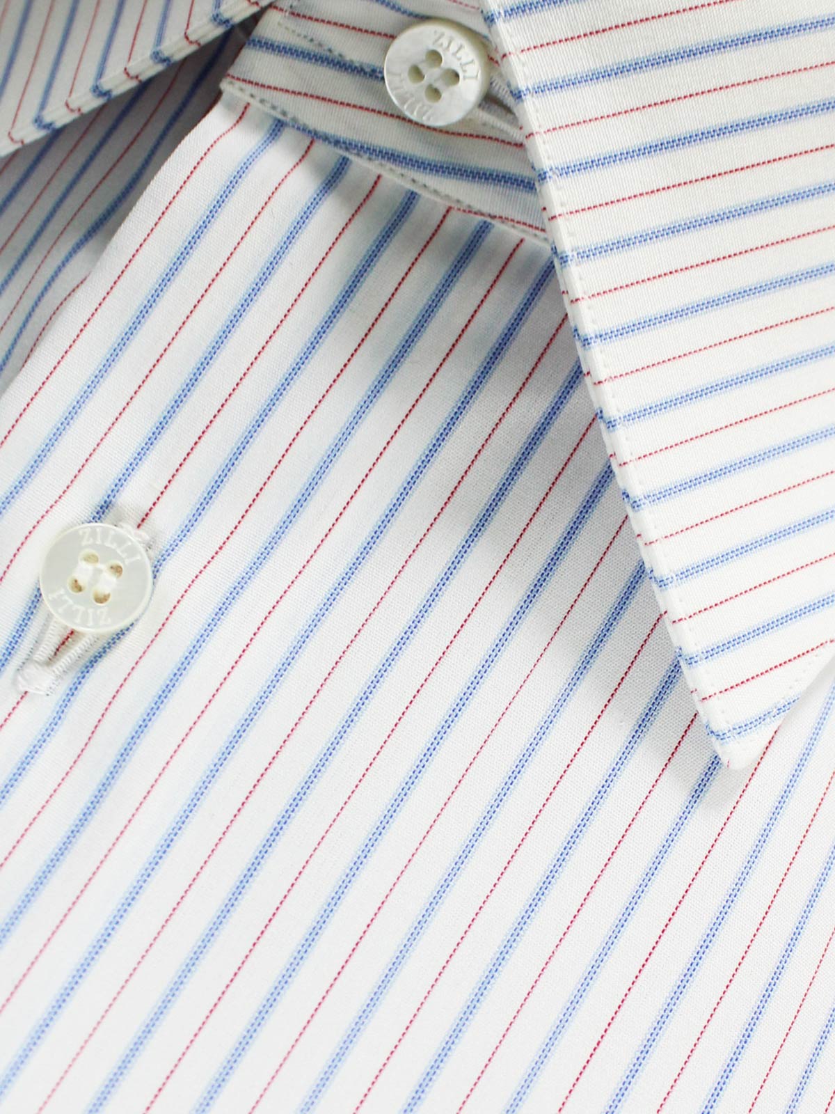 Light Blue Striped Shirt - Made in Italy