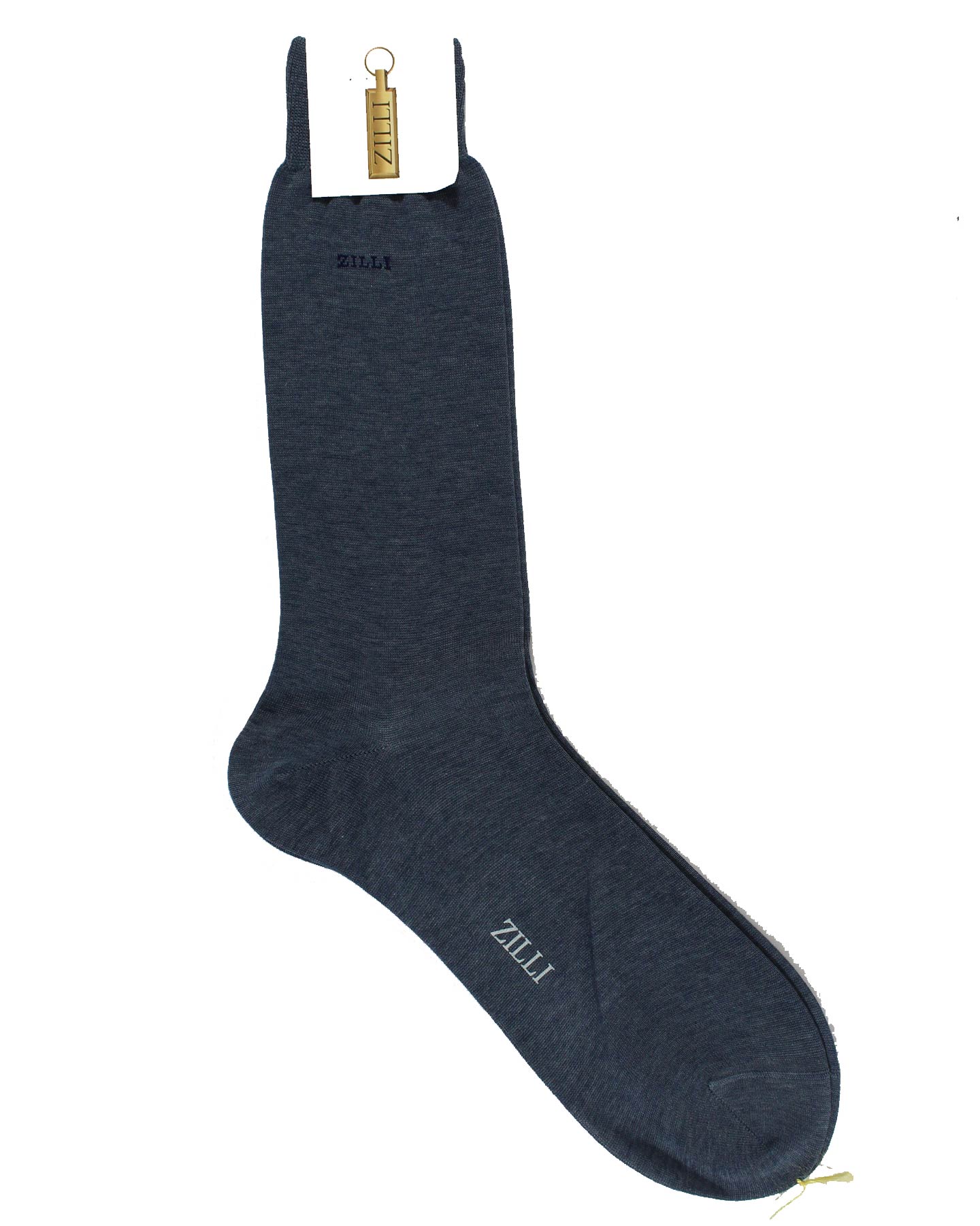 Zilli Socks Midnight Blue US 9 1/2 - EUR 43 1/2 Mid Calf Men Socks