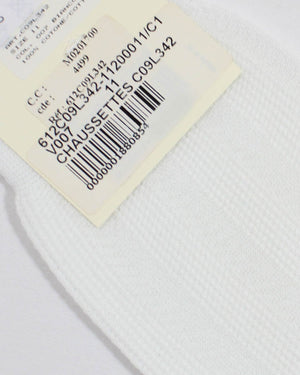 Zilli Dress Socks White US 12 - EU 46
