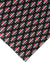 Zilli Silk Tie Black Red Maroon Gray Geometric - Wide Necktie