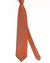 Zilli Sevenfold Tie Rust Orange Blue Geometric Design - Wide Necktie