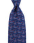 Zilli Silk Tie Navy Red Paisley - Wide Necktie