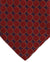 Zilli Silk Tie Maroon Purple Circles - Wide Necktie