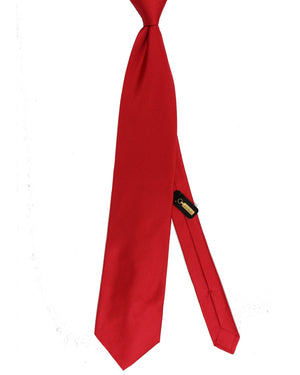 Zilli Extra Long Tie Red - Hand Made In Italy