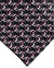 Zilli Silk Tie Black Gray Pink Geometric - Wide Necktie