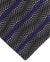 Zilli Silk Tie Black Purple Pink Swirl - Wide Necktie