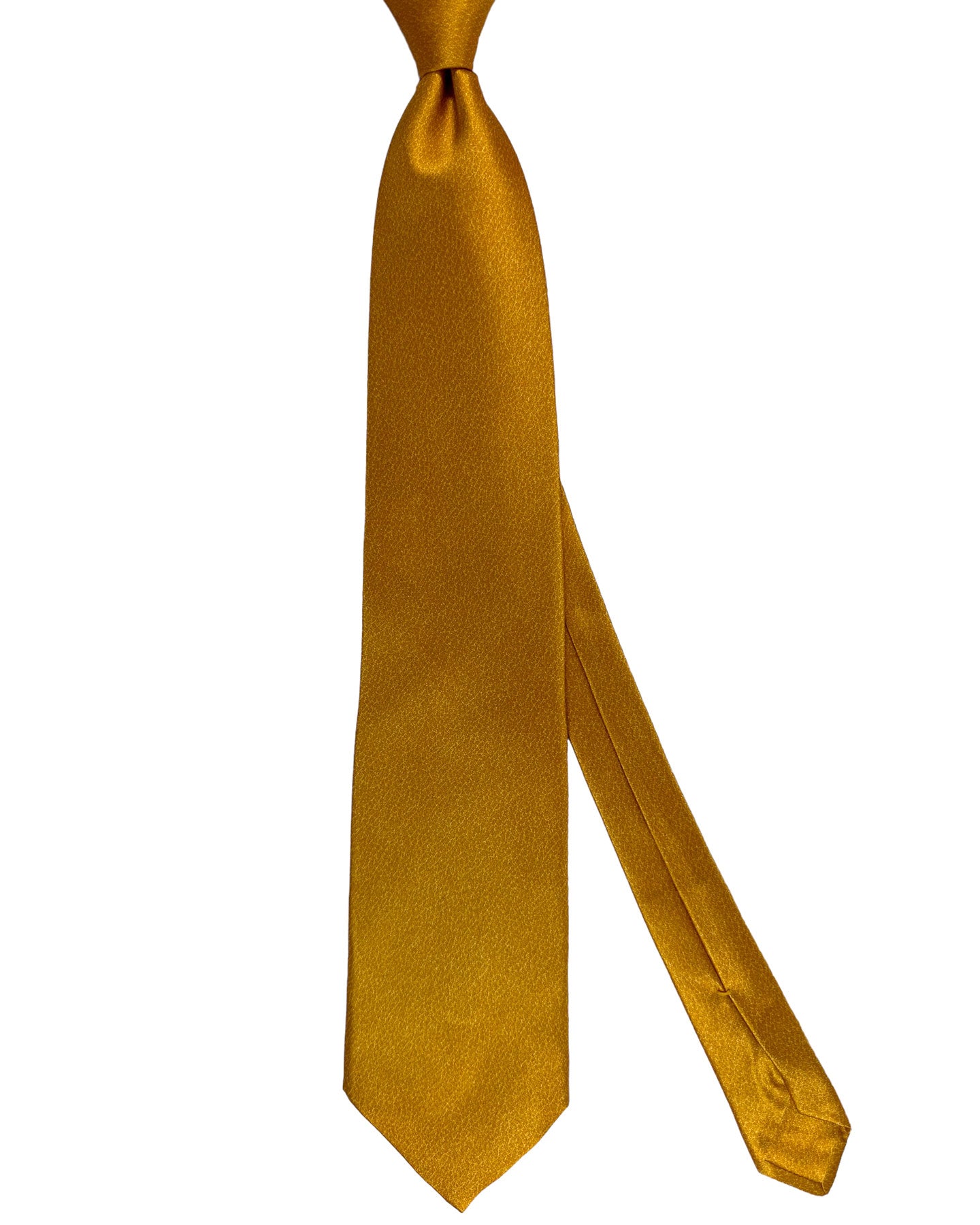 Zilli Silk Tie Gold Micro Pattern - Wide Necktie