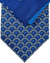 Zilli Tie & Matching Pocket Square Set Royal Blue Design