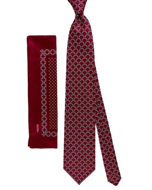 Zilli Tie & Matching Pocket Square Set 