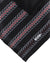 Zilli Tie & Matching Pocket Square Set Black Red Stripes