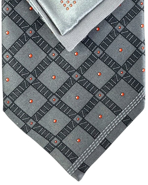Zilli Silk Tie & Matching Pocket Square Set 