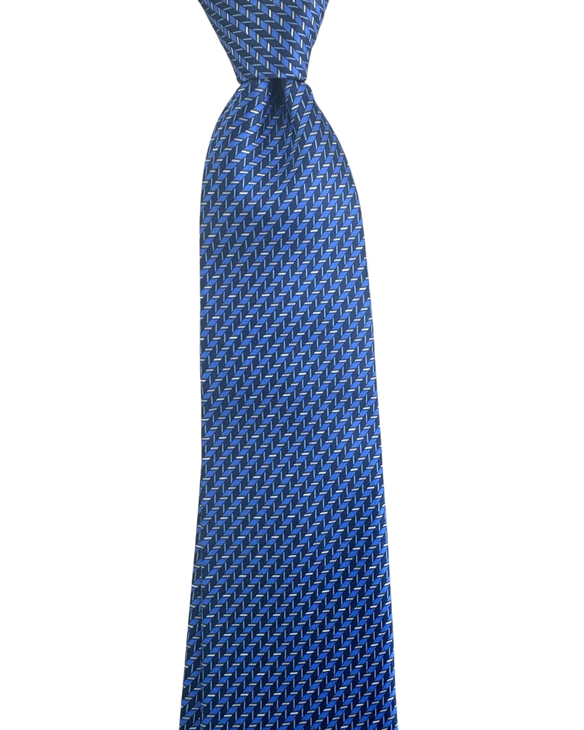 Zilli Silk Tie Dark Blue Gray
