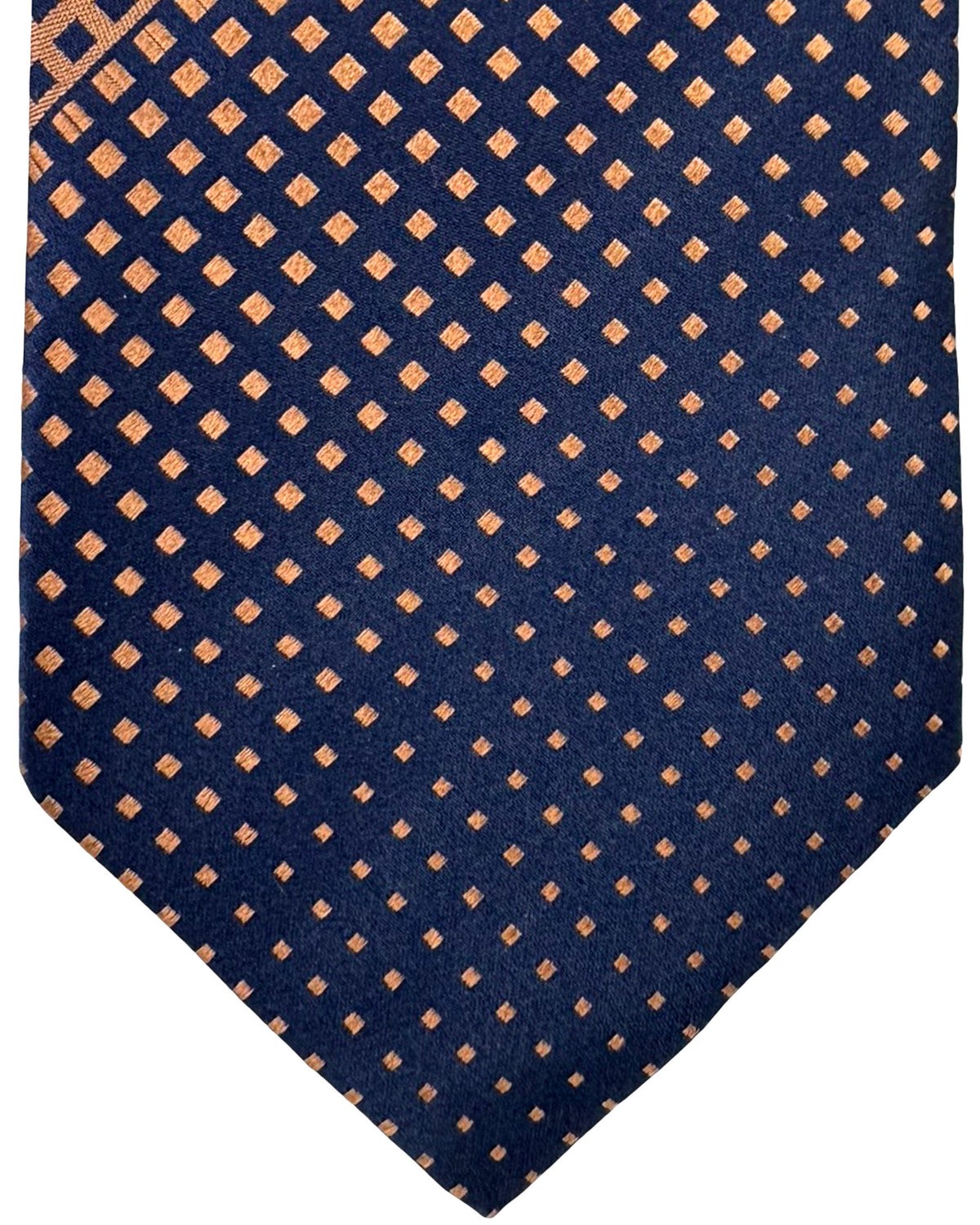 Zilli Silk Tie Midnight Blue - Wide Tie