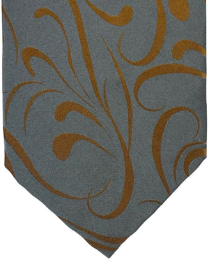 Zilli Tie Gray Swirl - Wide Necktie