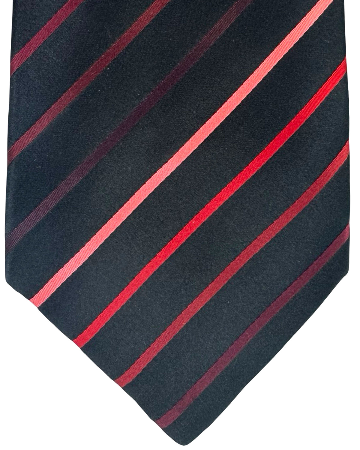 Zilli Tie Black Pink Maroon 