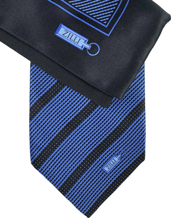 Zilli Silk Tie & Pocket Square Set Zilli Online Outlet Store - Tie