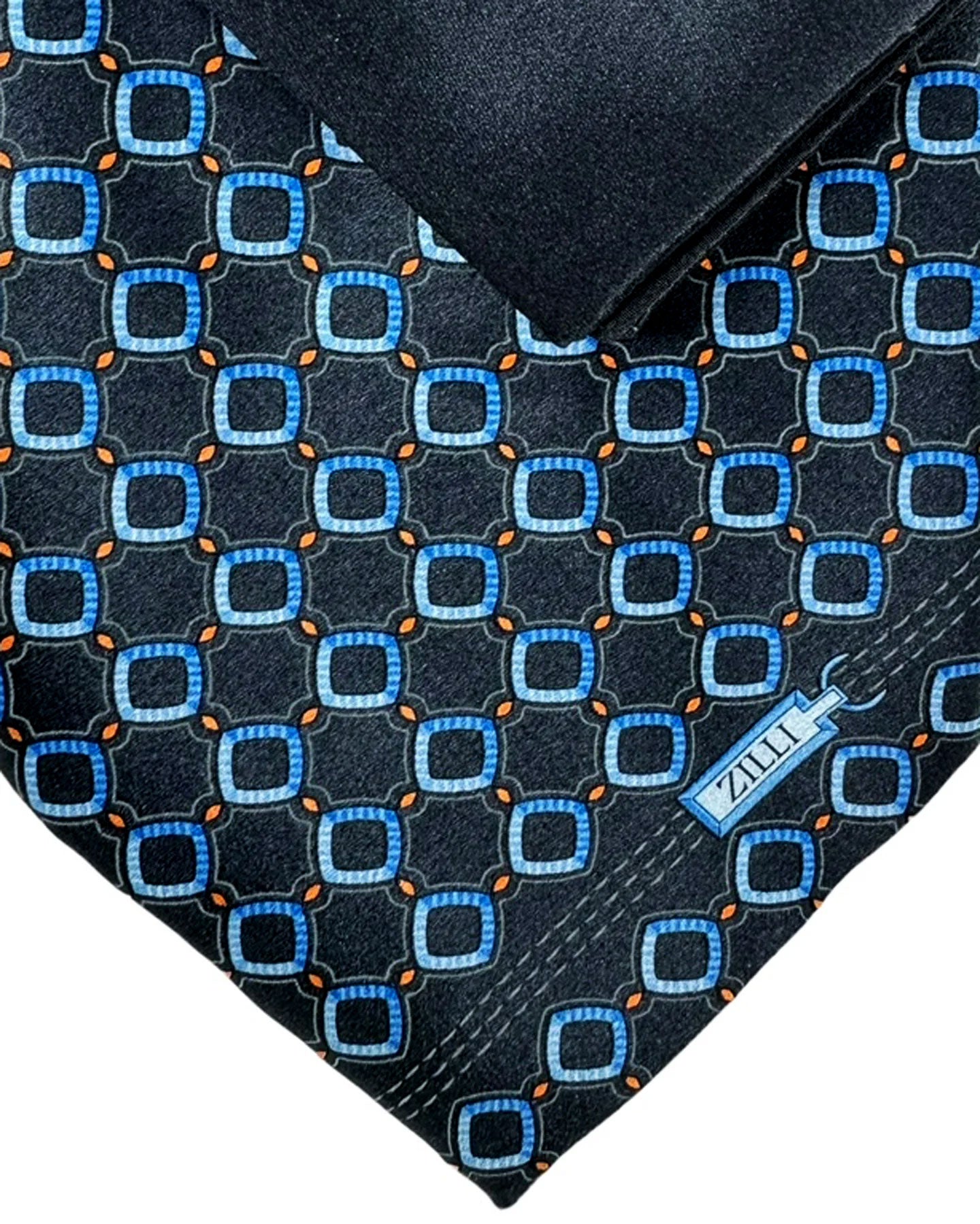 Zilli Tie & Matching Pocket Square