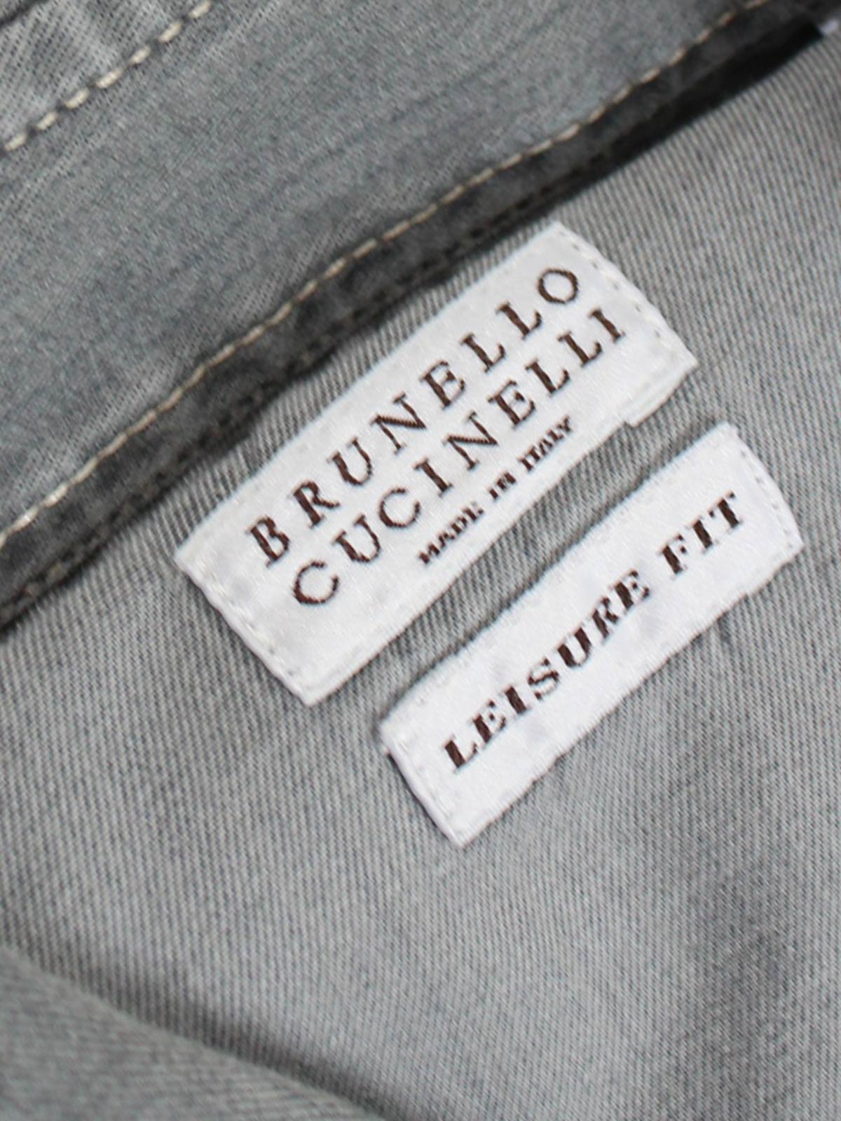 Brunello Cucinelli Denim Western Shirt Gray S SALE - Tie Deals