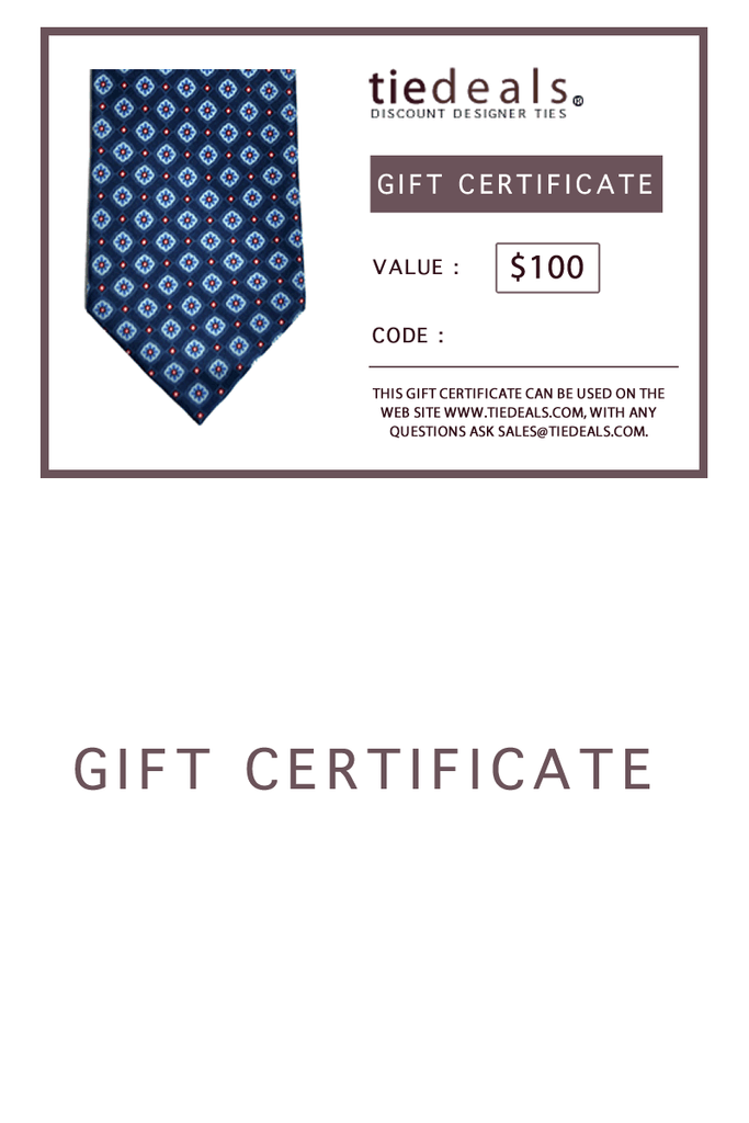 GIFT CARD $100 GIFT CERTIFICATE