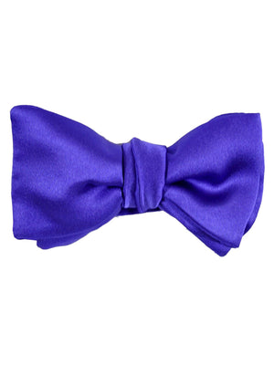 Le Noeud Papillon Silk Bow Tie Solid Purple SALE