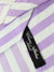 Cesare Attolini Unlined Tie Gray Lilac Stripes
