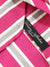 Cesare Attolini Unlined Tie Fuchsia Stripes
