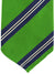 Attolini Silk Tie Green Aqua Stripes
