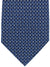 Attolini Silk Tie Navy Blue Geometric