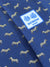Battistoni Tie Royal Blue Zebra