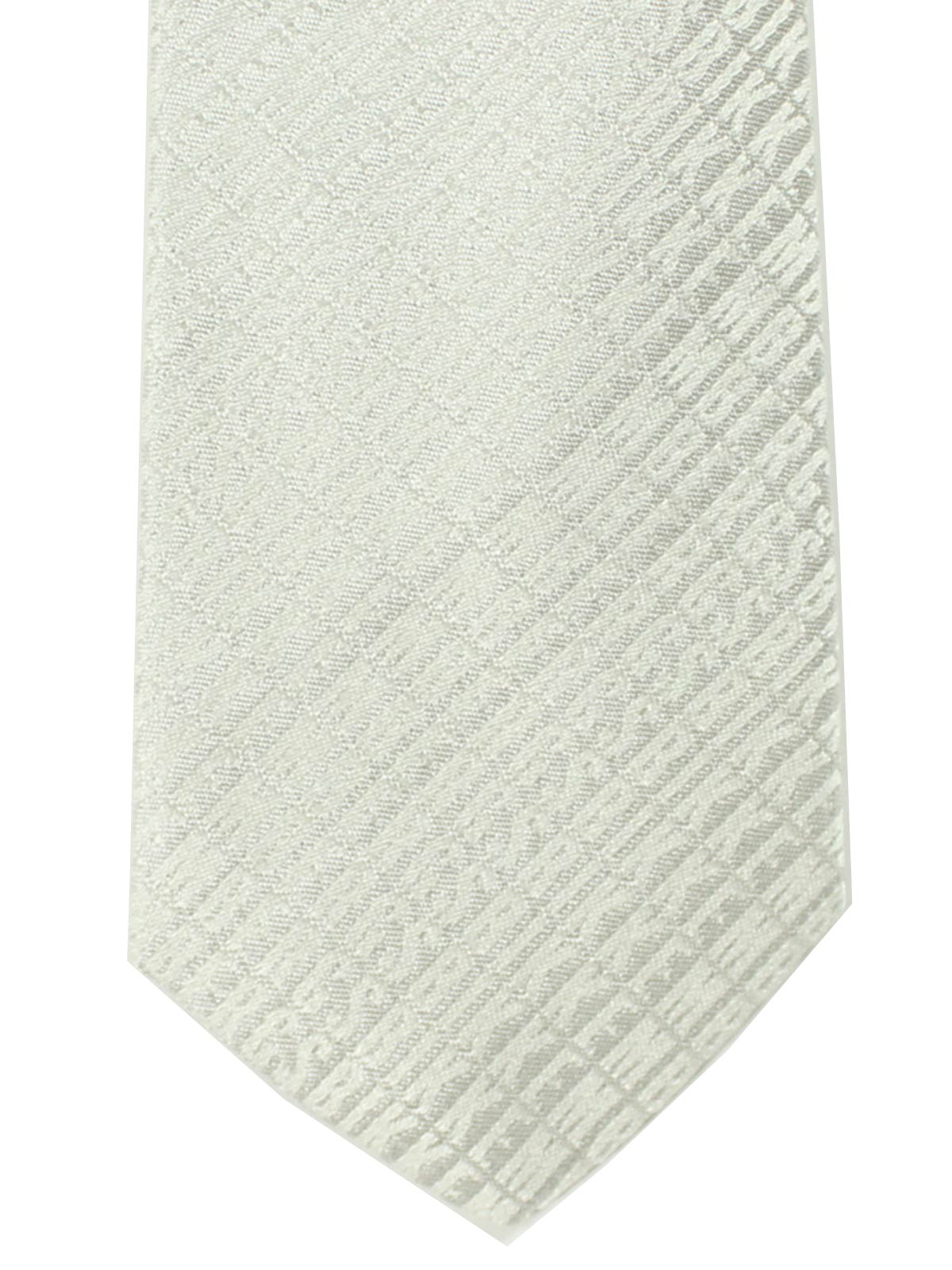 Bikkembergs Silk Tie Gray Silver Logo Design SALE