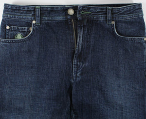 Luigi Borrelli Jeans Dark Denim Blue 32 Regular Fit SALE