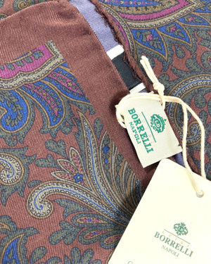 Luigi Borrelli Silk Pocket Square 