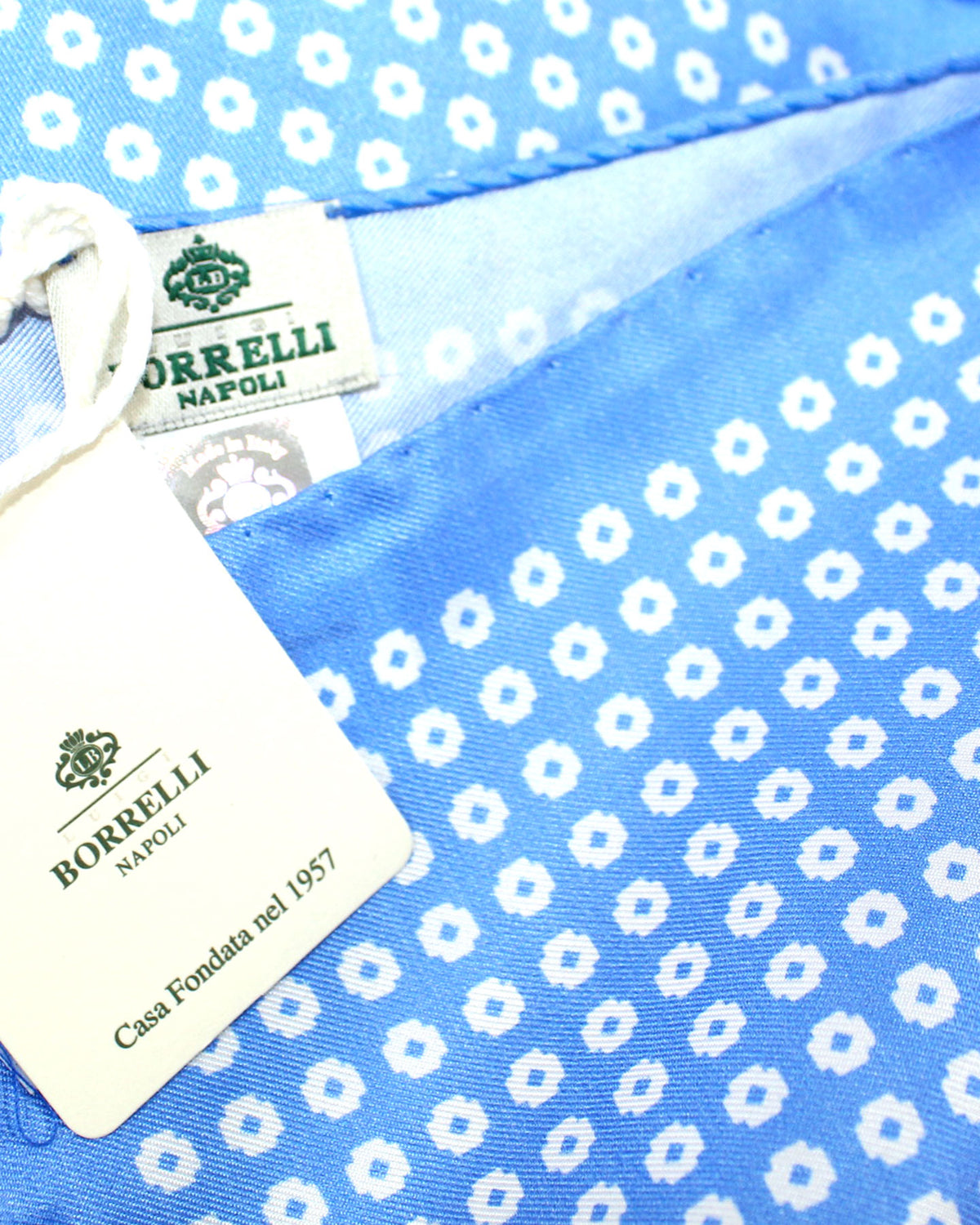 Luigi Borrelli authentic Pocket Square 