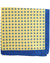 Luigi Borrelli Pocket Square Yellow Blue Floral