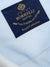 Copy of Luigi Borrelli Dress Shirt ROYAL COLLECTION Sky Blue White Micro Check 38 - 15