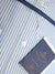 Luigi Borrelli Dress Shirt ROYAL COLLECTION White Blue Stripes