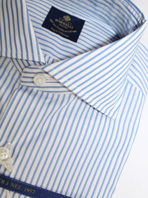 Luigi Borrelli cotton Dress Shirt ROYAL COLLECTION 