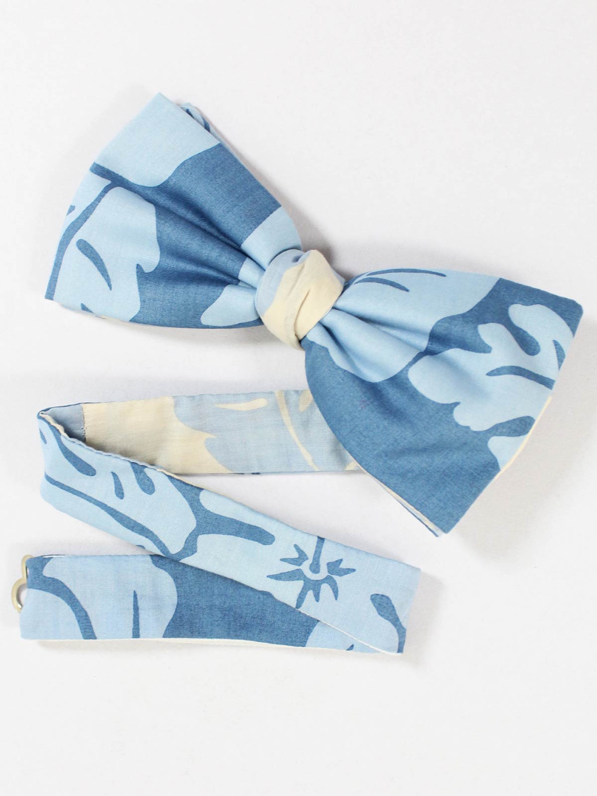 Designer Bow Tie Blue Design Pre Tied - FINAL SALE