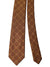 Brioni Tie & Matching Pocket Square Set Brown Medallions