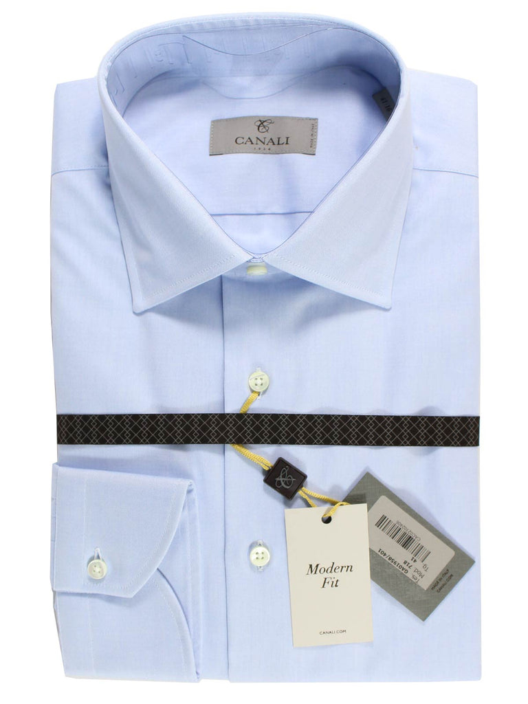 Canali Impeccable 100% Cotton Striped Dark Blue Men's 42 / 16.5 Button Down NWT 2024