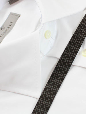 Canali Dress Shirt White - Modern Fit 